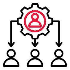 UX/UI design sketches on a desk (Lead Management)